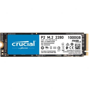M.2 1TB Crucial P2 NVMe PCIe 3.0 x 4