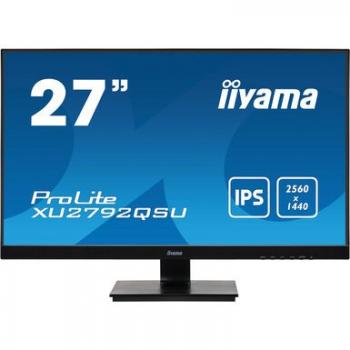 68,5cm/27'' (2560x1440) iiyama ProLite XU2792QSU-B1 16:9 5ms IPS HDMI DVI DisplayPort VESA Speaker QHD Black