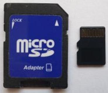 microSD Karte 128GB Class 10 mit Adapter Markenqualität