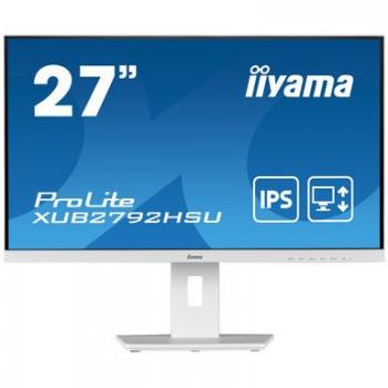 27''/68,6cm (1920x1080) iiyama XUB2792HSU-W5 LCD Business Full HD IPS W 4ms HDMI VGA DisplayPort USB 2.0 Height Adj. Stand Speaker FullHD Black