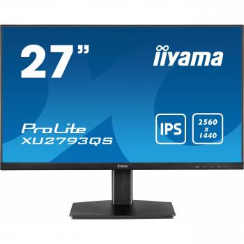 27''/68,5cm (2560x1440) iiyama ProLite XU2793QS-B1 16:9 1ms IPS 2xHDMI DisplayPort VESA Speaker WQHD Black