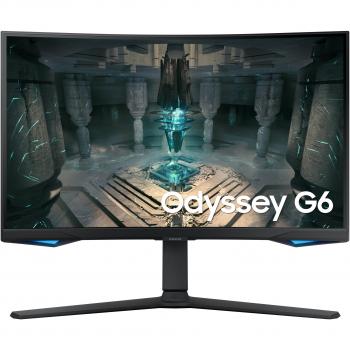 68,6cm/27'' (2560x1440) Samsung Odyssey G6 S27BG650EU 16:9 1ms 2xHDMI DisplayPort VESA Pivot Speaker QHD 240Hz Curved Gaming Black