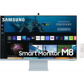 80cm/32'' (3840x2160) Samsung S32BM80BUU Smart 16:9 4ms MicroHDMI USB-C Speaker 4K Blue