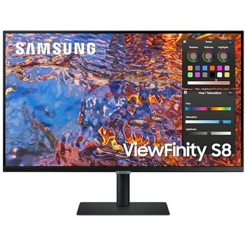 80cm/32'' (3840x2160) Samsung ViewFinity S8 S32B800PXU 16:9 5ms IPS HDMI DisplayPort USB-C VESA Pivot 4K Black