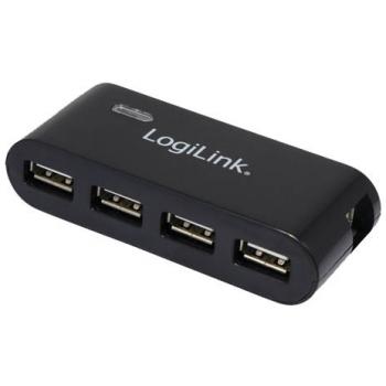 USB2.0 HUB 4Port LogiLink passiv Black