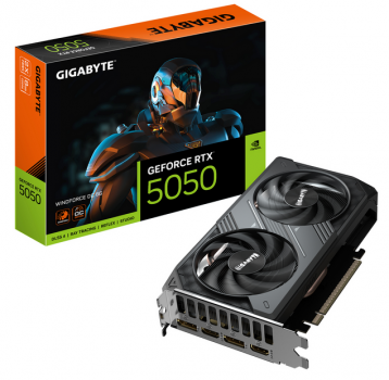 Gigabyte RTX5050 WINDFORCE OC 8G 8GB GDDR6 HDMI 2xDP