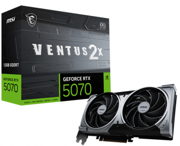 MSI RTX5070 Ventus 2X OC 12GB GDDR7 HDMI 3xDP