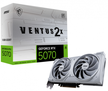 MSI RTX5070 Ventus 2X OC White 12GB GDDR7 HDMI 3xDP