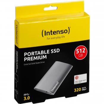 512GB Intenso Premium Portable USB 3.0 Anthrazit
