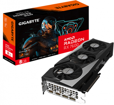 Gigabyte Radeon RX7600 Gaming OC 8GB GDDR6 2xHDMI 2xDP