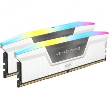 DDR5 64GB PC 5200 CL40 CORSAIR KIT (2x32GB) VENGEANCE RGB White
