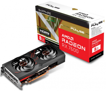 Sapphire Radeon RX7600 Gaming Pulse OC 8GB GDDR6 HDMI