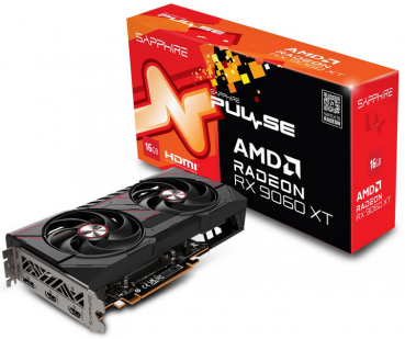 Sapphire Radeon RX9060XT Pulse Gaming OC 16GBGDDR6 2xHDMI DP