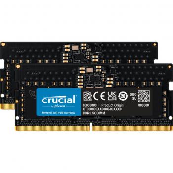 SO DDR5 16GB PC 4800 CL40 KIT (2x8GB) Crucial Value 1,1V