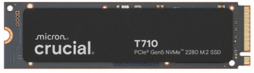 M.2 2TB Crucial T710 PCIe Gen5 NVMe