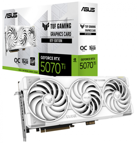 ASUS TUF-RTX5070TI-O16G-BTF-WHITE