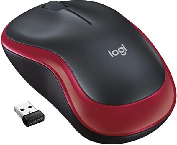 Logitech M185 RF Wireless red