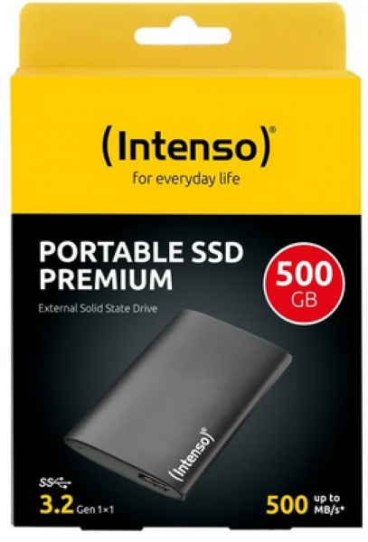 500GB SSD extern USB 3.2 Alu Premium