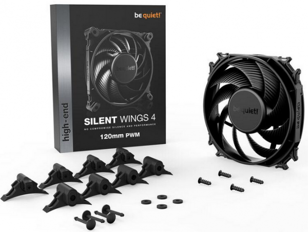 be quiet! Lüfter 120x120x25 SilentWings 4 PWM