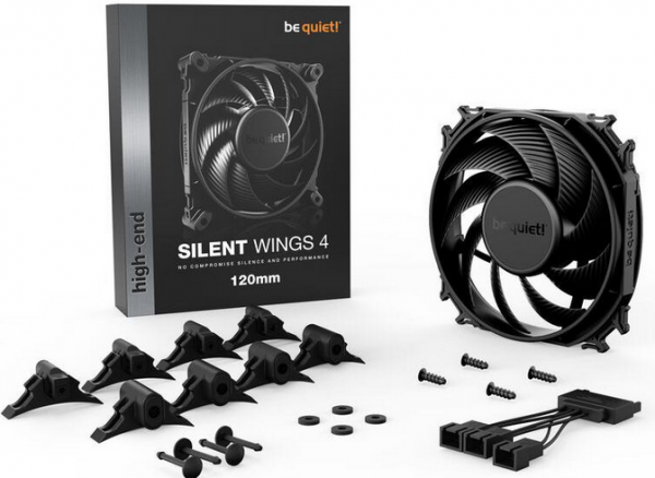be quiet! Lüfter 120x120x25 SilentWings 4