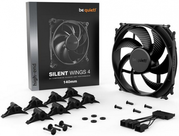 be quiet! Lüfter 140x140x25 SilentWings 4