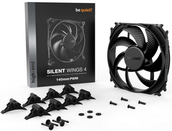 be quiet! Lüfter 140x140x25 SilentWings 4 PWM