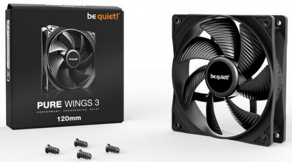be quiet! Lüfter 120x120x25 Pure Wings 3