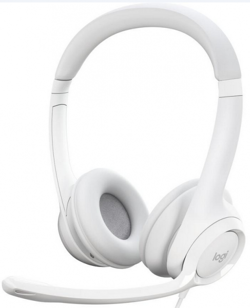 Logitech H390 USB grey-white