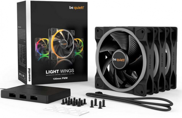 be quiet! Lüfter 120x120x25 Light Wings PWM