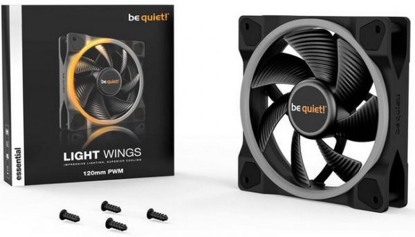be quiet! Lüfter 120x120x25 Light Wings PWM