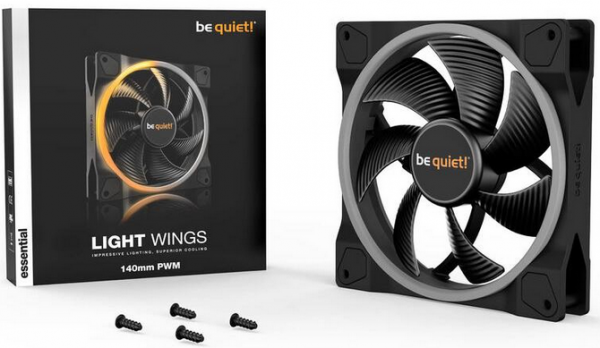 be quiet! Lüfter 140x140x25 Light Wings PWM