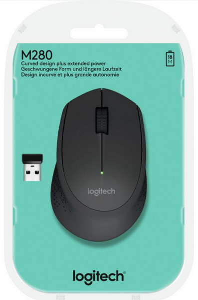 Logitech Wireless Mouse M280 black