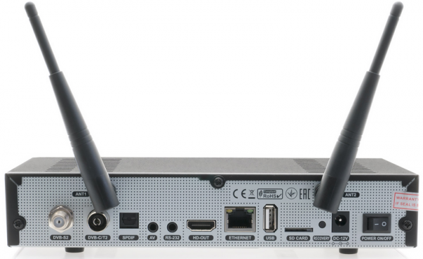 Octagon SF8008 Supreme UHD 4K Combo (DVB-S2X & DVB-C/T2, Linux E2, M.2, Dual-WiFi)