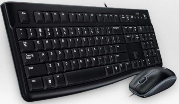 Logitech USB Keyboard+Mouse MK120 black