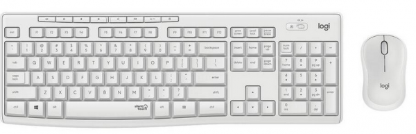 Logitech Wireless Keyboard+Mouse MK295 white